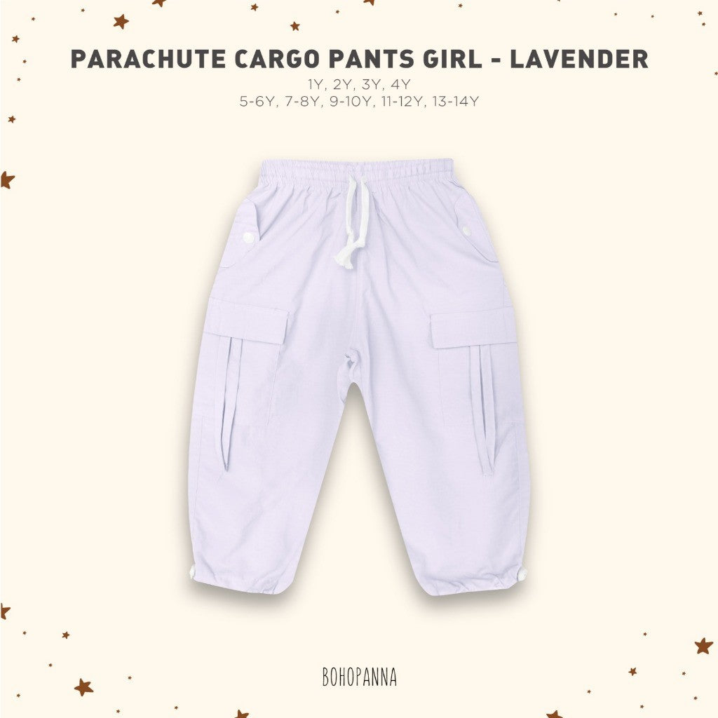 BOHOPANNA - PARACHUTE CARGO PANTS GIRL - Celana Cargo Anak Perempuan
