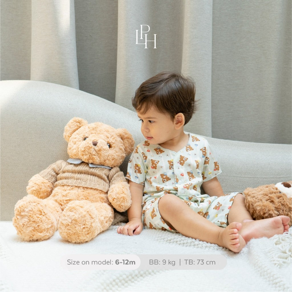 Little Palmerhaus - Little Wear Short Set (Setelan Bayi Lengan Pendek) 37.0