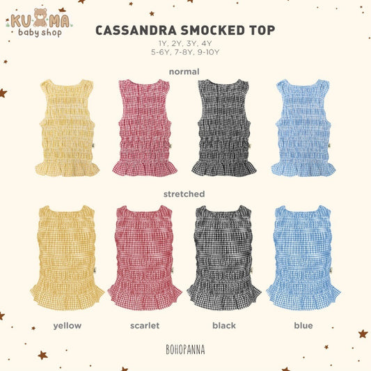 BOHOPANNA - CASSANDRA SMOCKED TOP - ATASAN ANAK