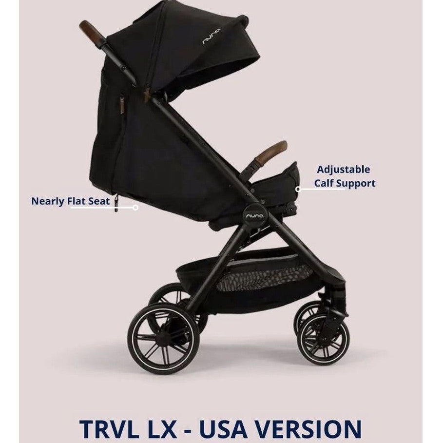 Nuna TRVL / TRVL LX Stroller Travel Cabin Kereta Dorong Anak Bayi Autofold