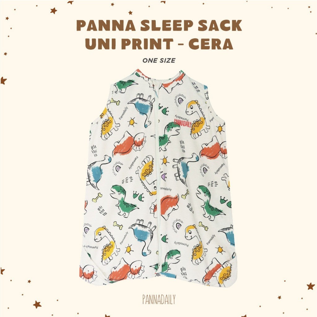 BOHOPANNA - PANNADAILY - SLEEP SACK UNI PRINT - Bedong Bayi - Selimut Bayi