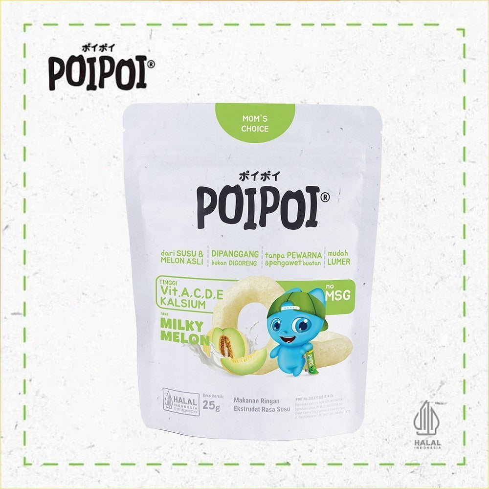 POIPOI Puff Snack Makanan Ringan Cemilan Bayi Sehat 25g