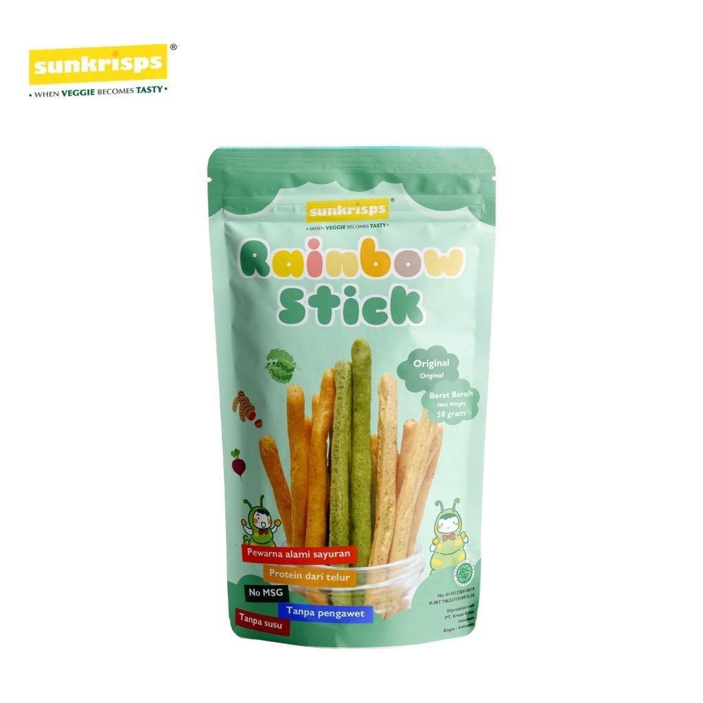 Sunkrisps Rainbow Stick Pelangi Snack Anak Mpasi