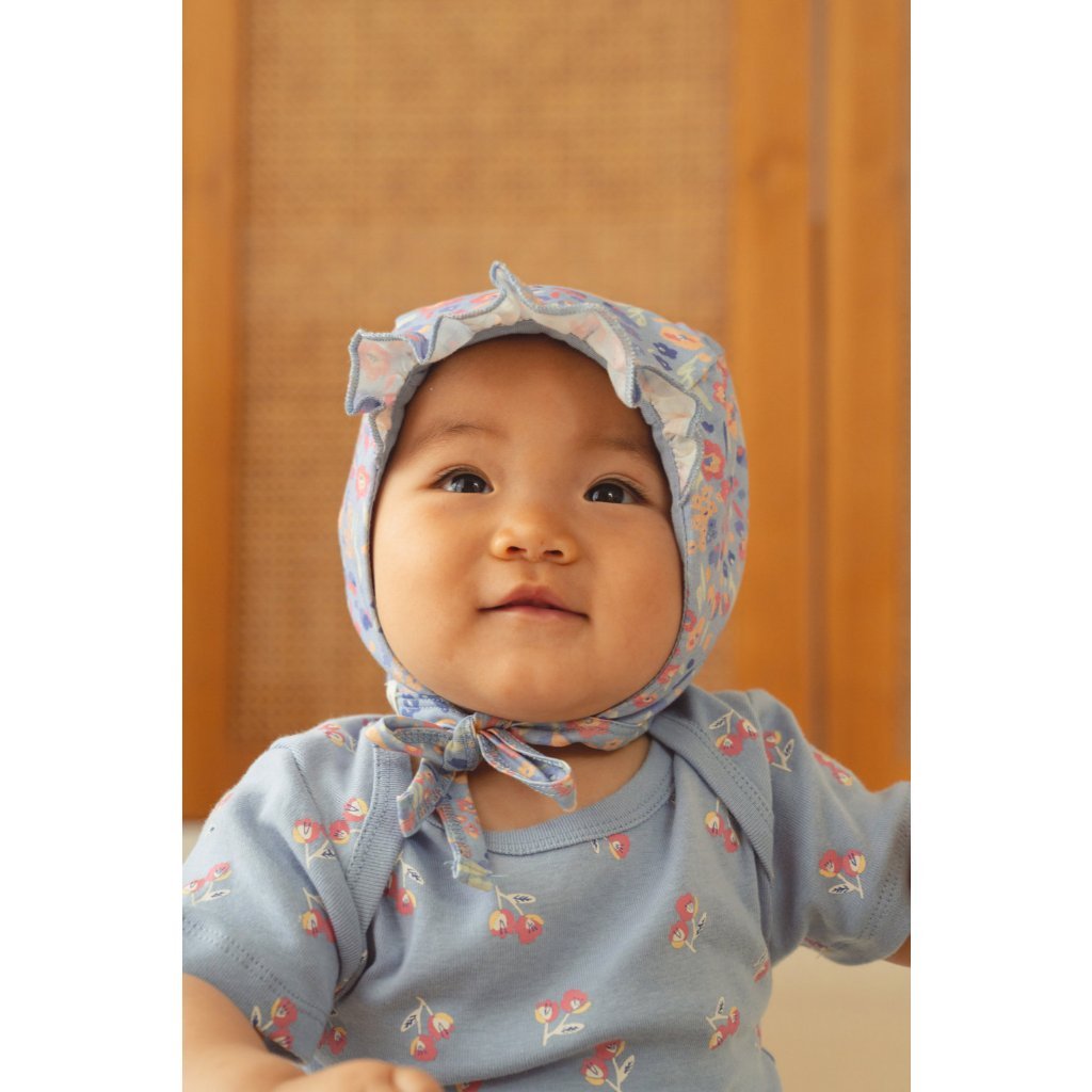 BOHOPANNA - BONNET RUFFLE PRINT 3.0 - TOPI BAYI