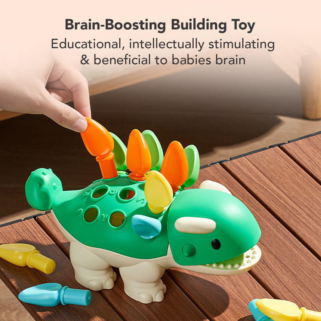 Sakumini Dinosaur Toy Mainan Latihan Motorik Sensorik Anak