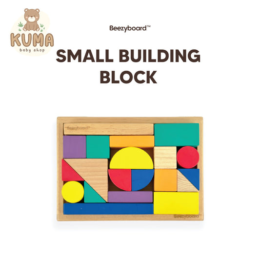 Beezyboard - Small Building Block Classic - mainan menyusun balok/mainan kayu/mainan montessori