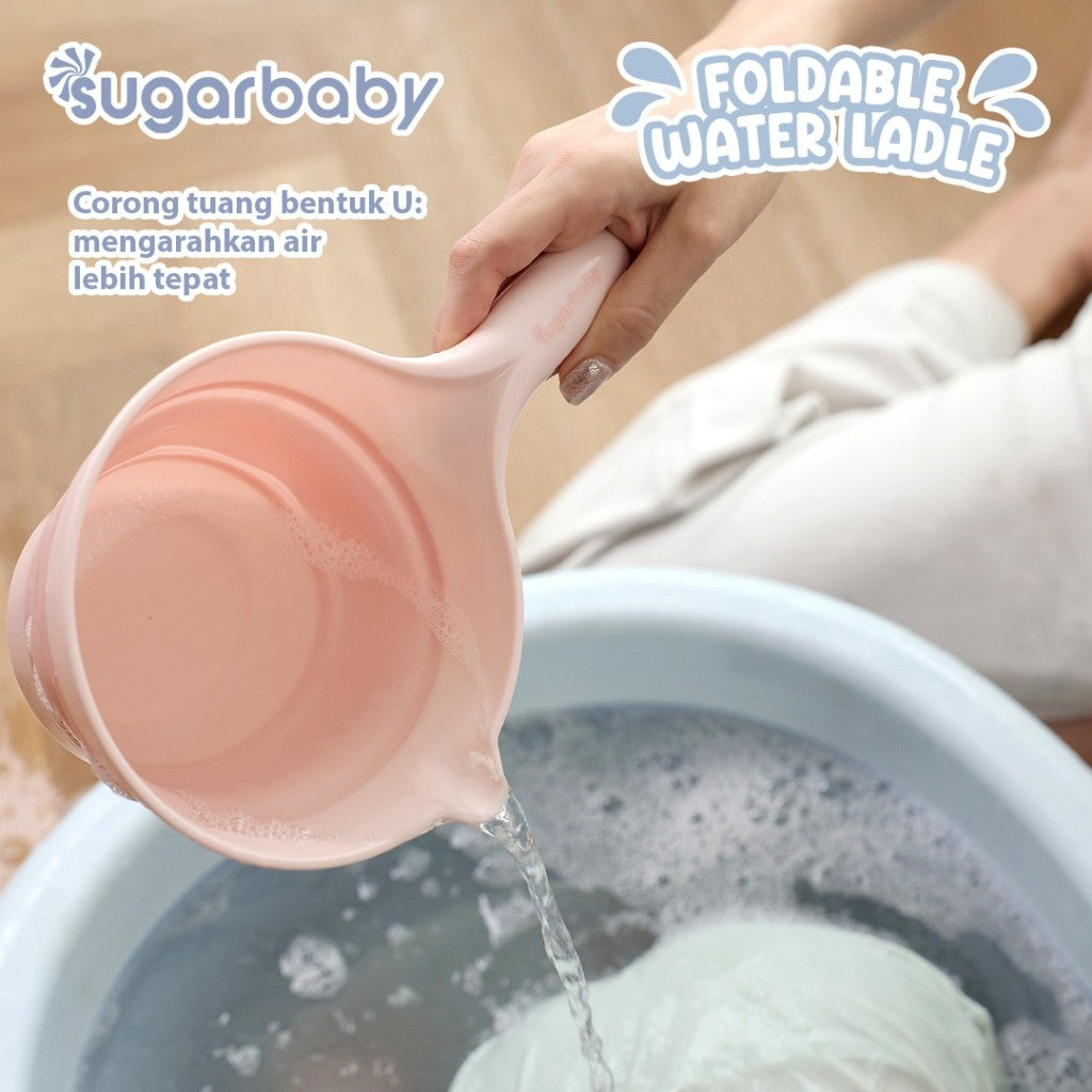 Sugarbaby Foldable Water Ladle/Gayung Mandi Bayi/Gayung Lipat Mandi/Alat Mandi Bayi