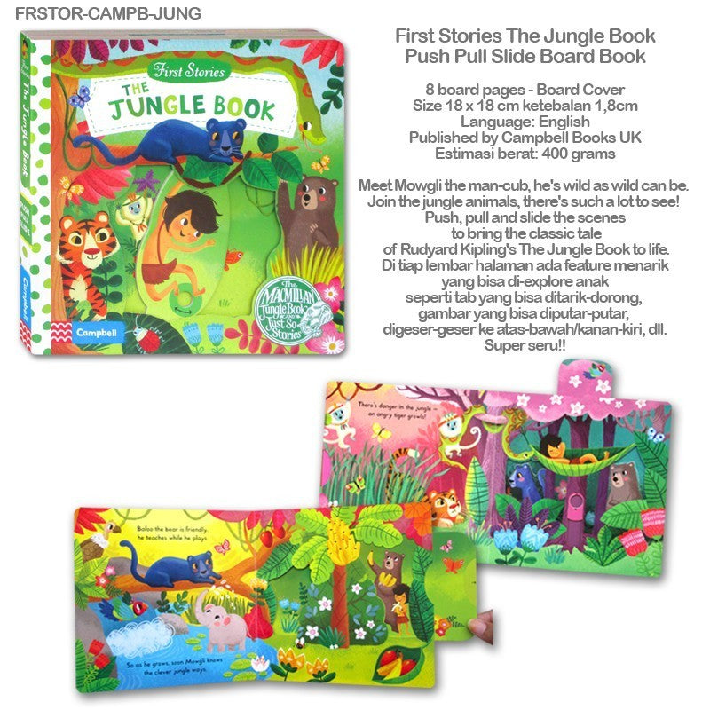 Campbell Push Pull Slide Interactive Board Book - Busy Zoo - Busy Safari - First Explorers Sea Creatures - My Body & others