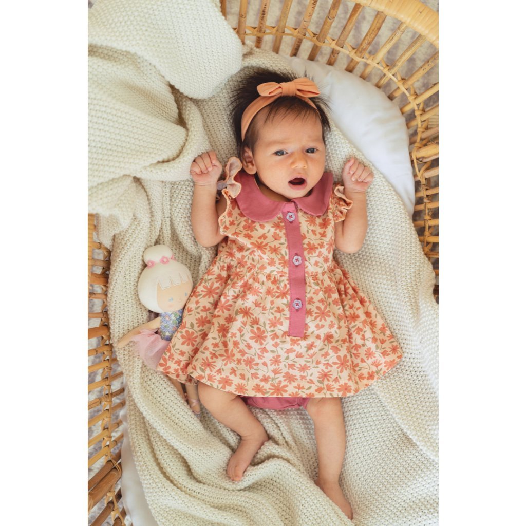BOHOPANNA - RUFFLE COLLAR DRESS - DRESS ANAK 2573