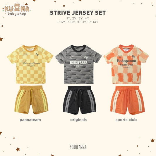 BOHOPANNA - STRIVE JERSEY SET - Setelan Sport Anak
