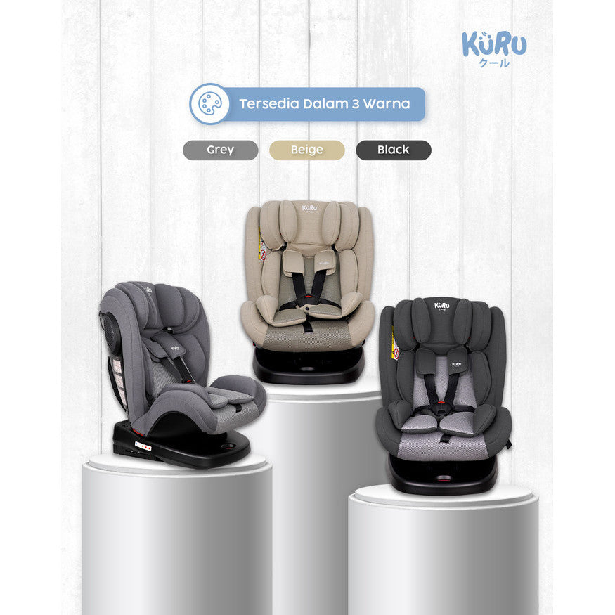 Kuru Cloud 360 Rotate Isofix Baby Car Seat | Kursi Mobil Anak Bayi