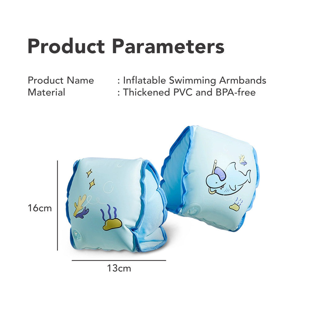 Sakumini Pelampung Lengan Anak Renang Anti Tenggelam Children Swim Armbands Baby Floating Toddler Swimming Vest Gear