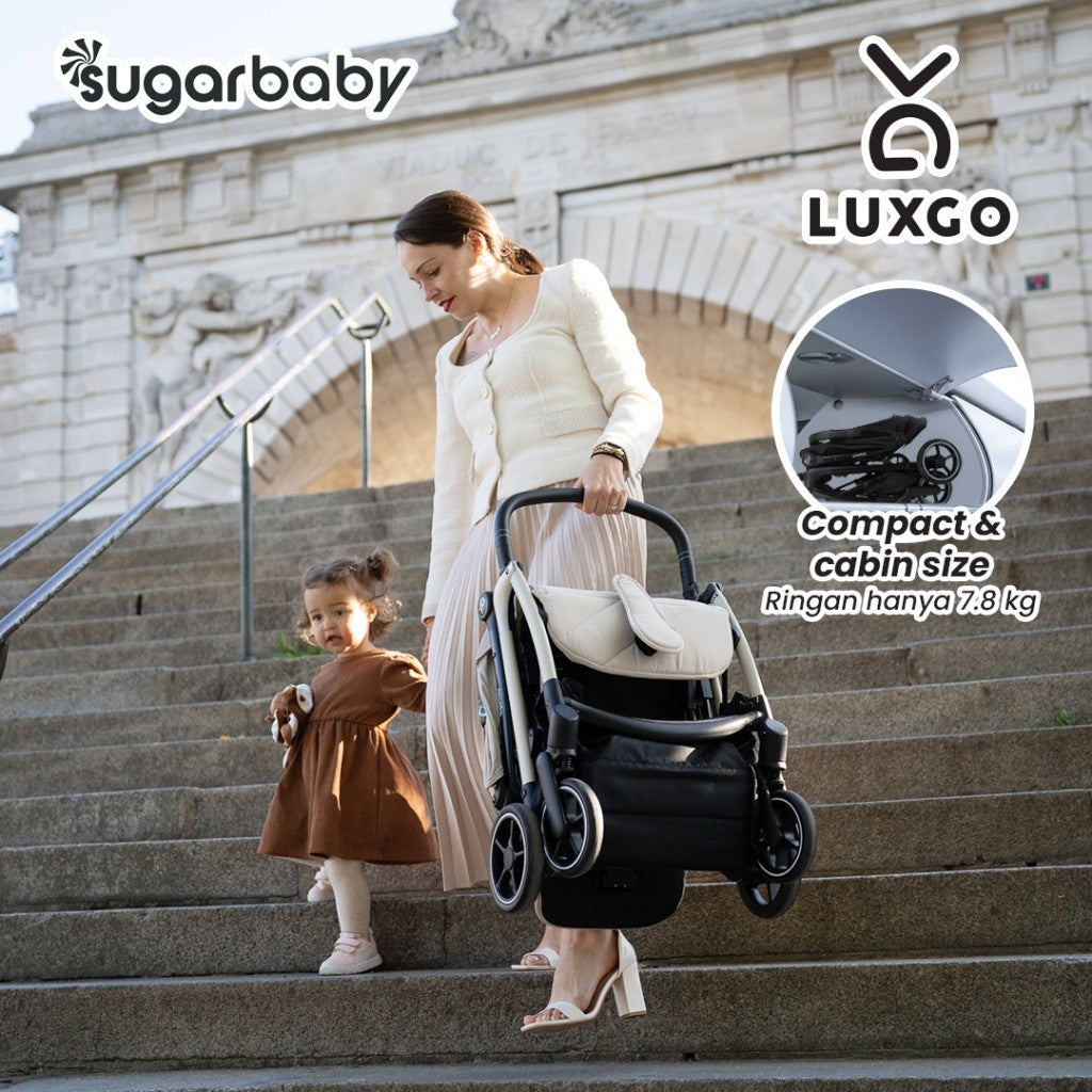 Sugarbaby Stroller LuxGo Kereta Dorong Bayi/Stroller Bayi/Stroller AutoFold BPA Free/Stroller Lipat dan Ringan