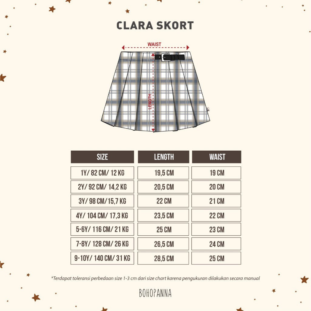 BOHOPANNA - CLARA SKORT - Celana Rok Anak