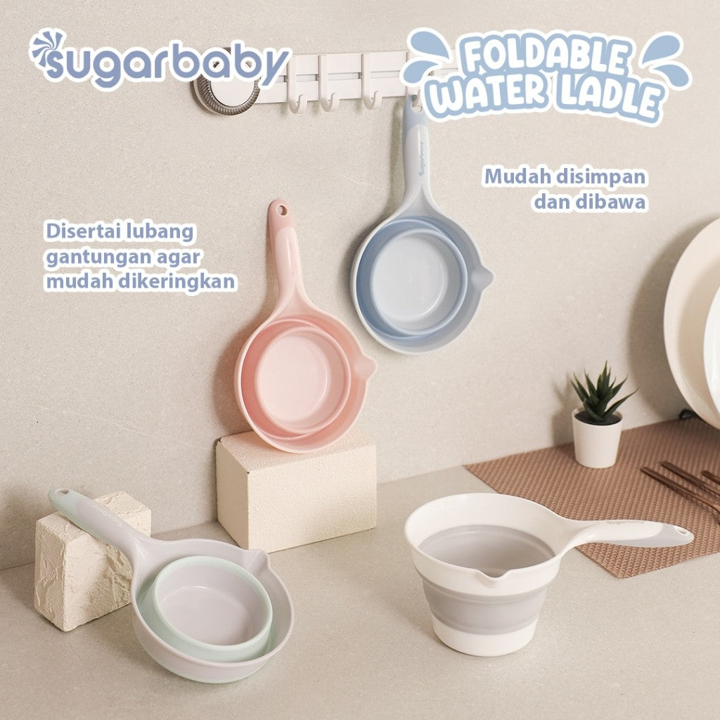 Sugarbaby Foldable Water Ladle/Gayung Mandi Bayi/Gayung Lipat Mandi/Alat Mandi Bayi