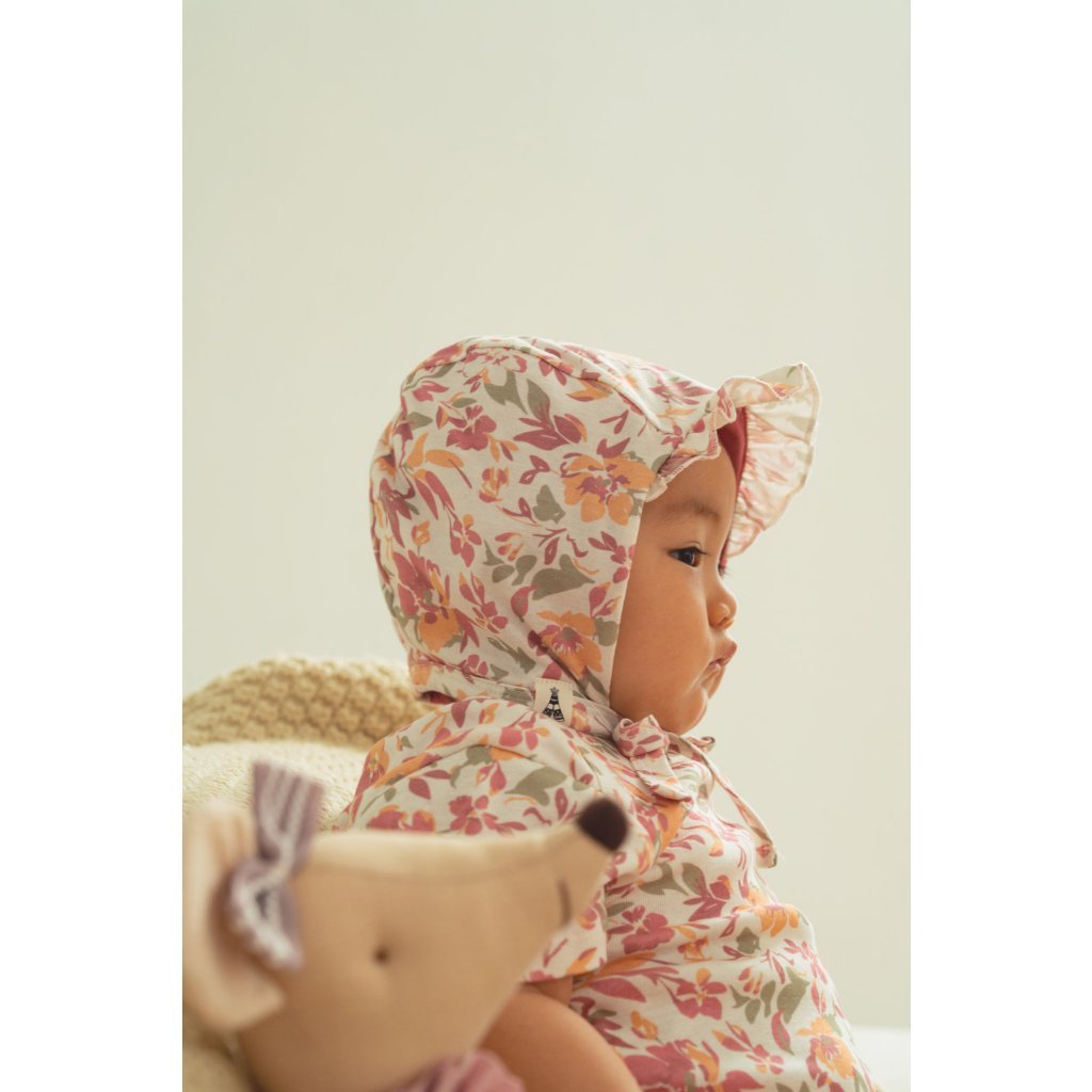 BOHOPANNA - BONNET RUFFLE PRINT 3.0 - TOPI BAYI