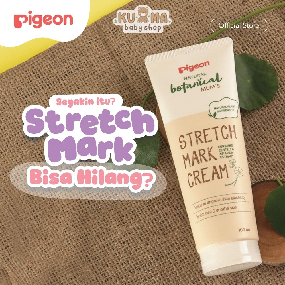 Botanical Mum's Stretch Mark Cream 100ML | Krim Untuk Menyamarkan  Stretch Mark pada Ibu Hamil dan Menyusui