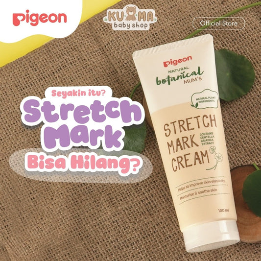 Botanical Mum's Stretch Mark Cream 100ML | Krim Untuk Menyamarkan  Stretch Mark pada Ibu Hamil dan Menyusui