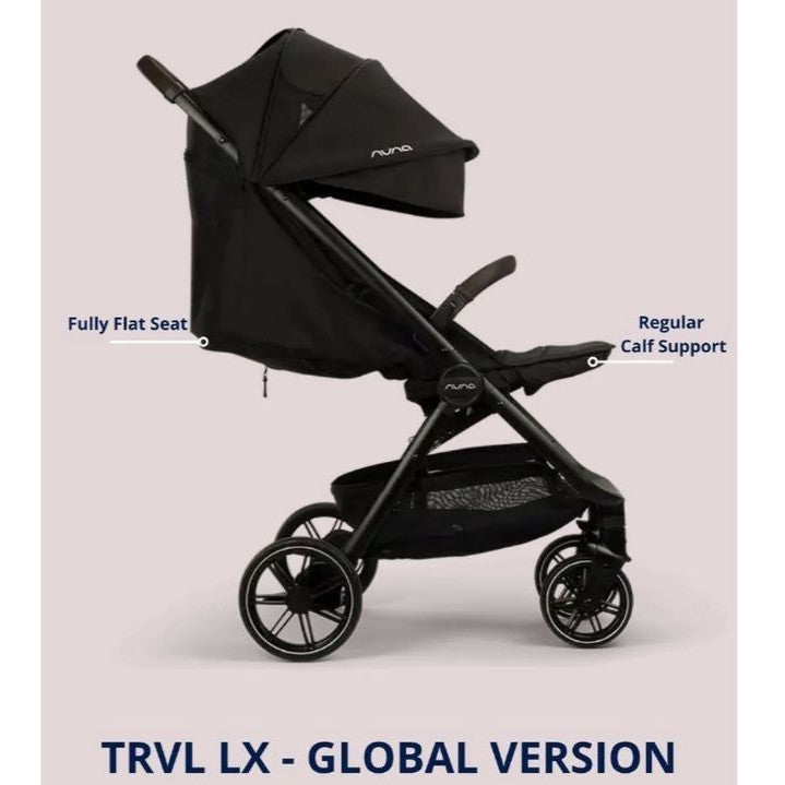 Nuna TRVL / TRVL LX Stroller Travel Cabin Kereta Dorong Anak Bayi Autofold