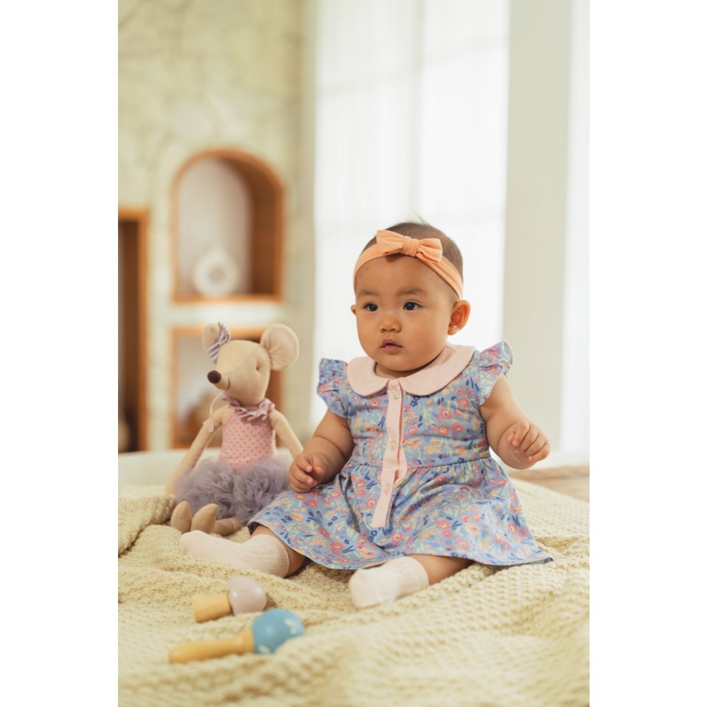 BOHOPANNA - RUFFLE COLLAR DRESS - DRESS ANAK 2573