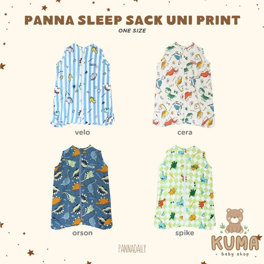 BOHOPANNA - PANNADAILY - SLEEP SACK UNI PRINT - Bedong Bayi - Selimut Bayi