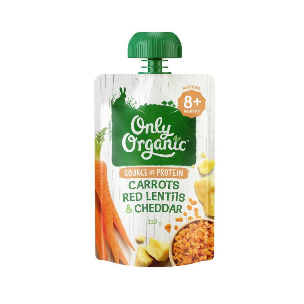 Only Organic Pouch 8m+ 120gr Bubur Bayi Siap Saji