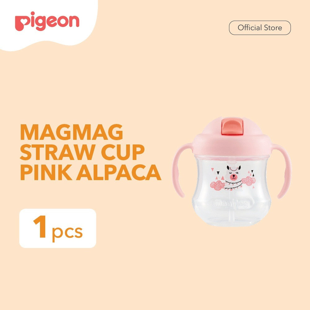 Pigeon Magmag Straw Cup | Botol Minum Bayi |  Gelas Minum Bayi Anti Tumpah |  BPA Free |  Sippy Cup | Training Cup