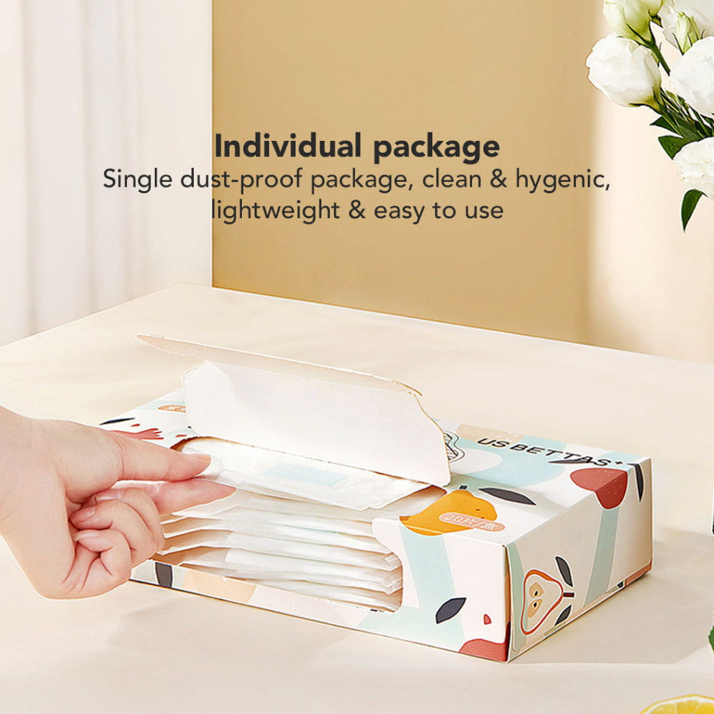 Sakumini Disposable Slabber Saliva Towel Handuk Celemek Tatakan Air Liur Anak