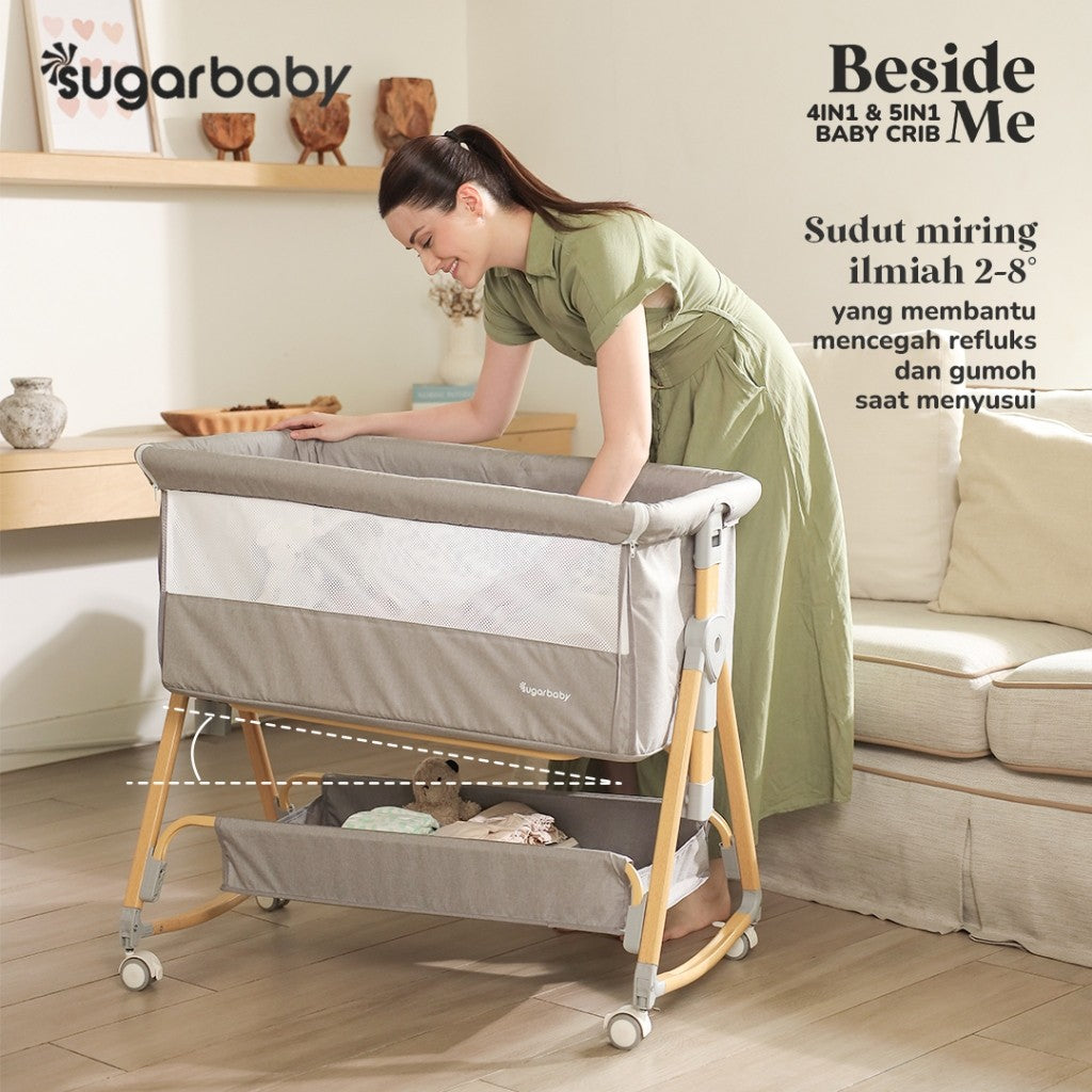Sugarbaby Sugar Baby Baby Crib 4in1 & 5in1/Tempat Tidur Bayi/Ranjang Tidur Bayi/Box Tidur Anak