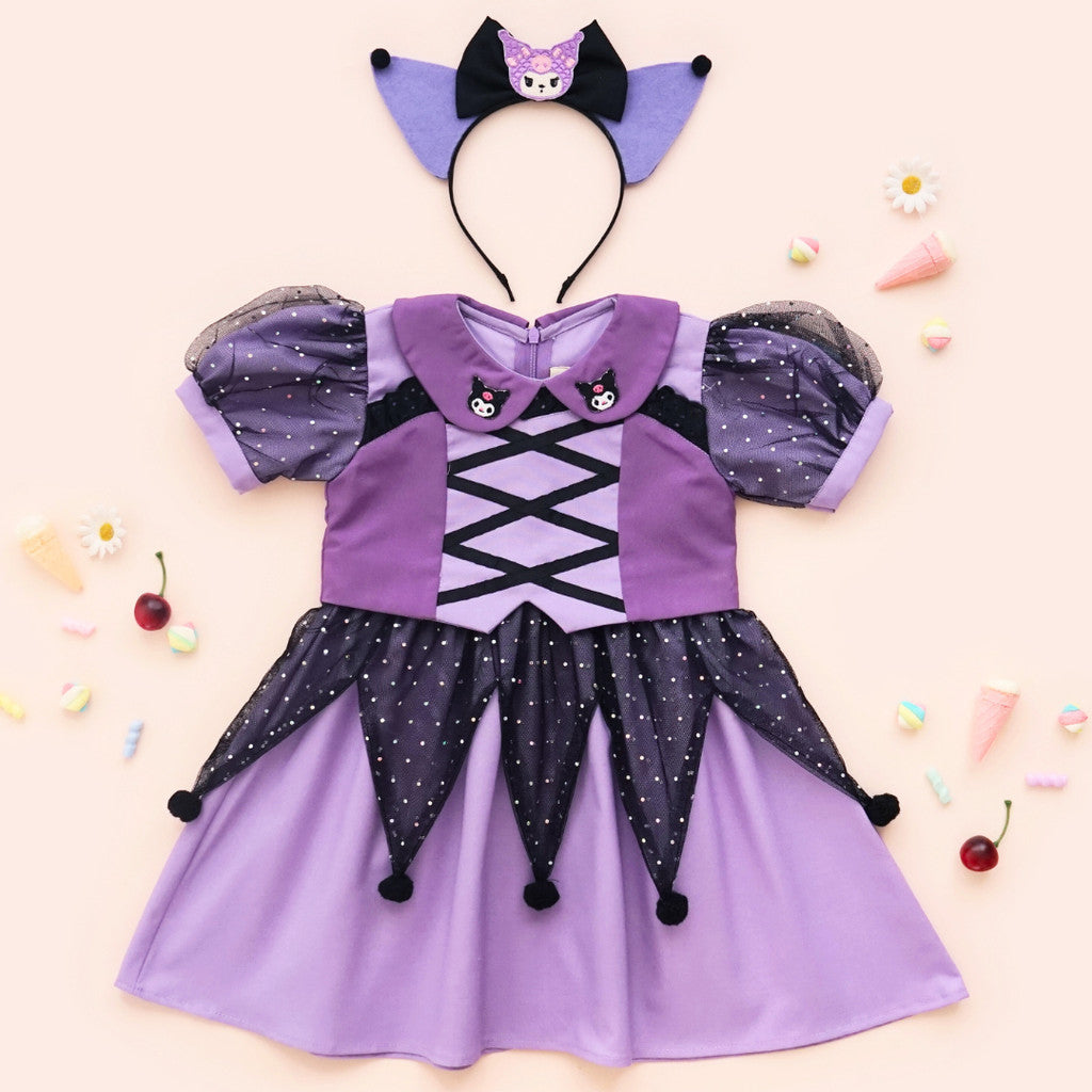 Little Ginger KUROMI DRESS / KUROMI SANRIO DRESS / SANRIO DRESS