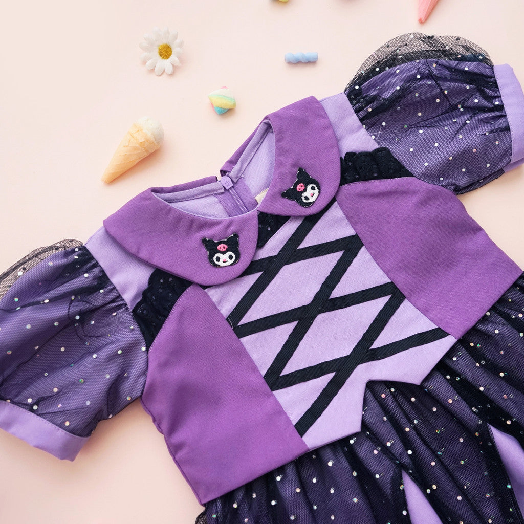 Little Ginger KUROMI DRESS / KUROMI SANRIO DRESS / SANRIO DRESS