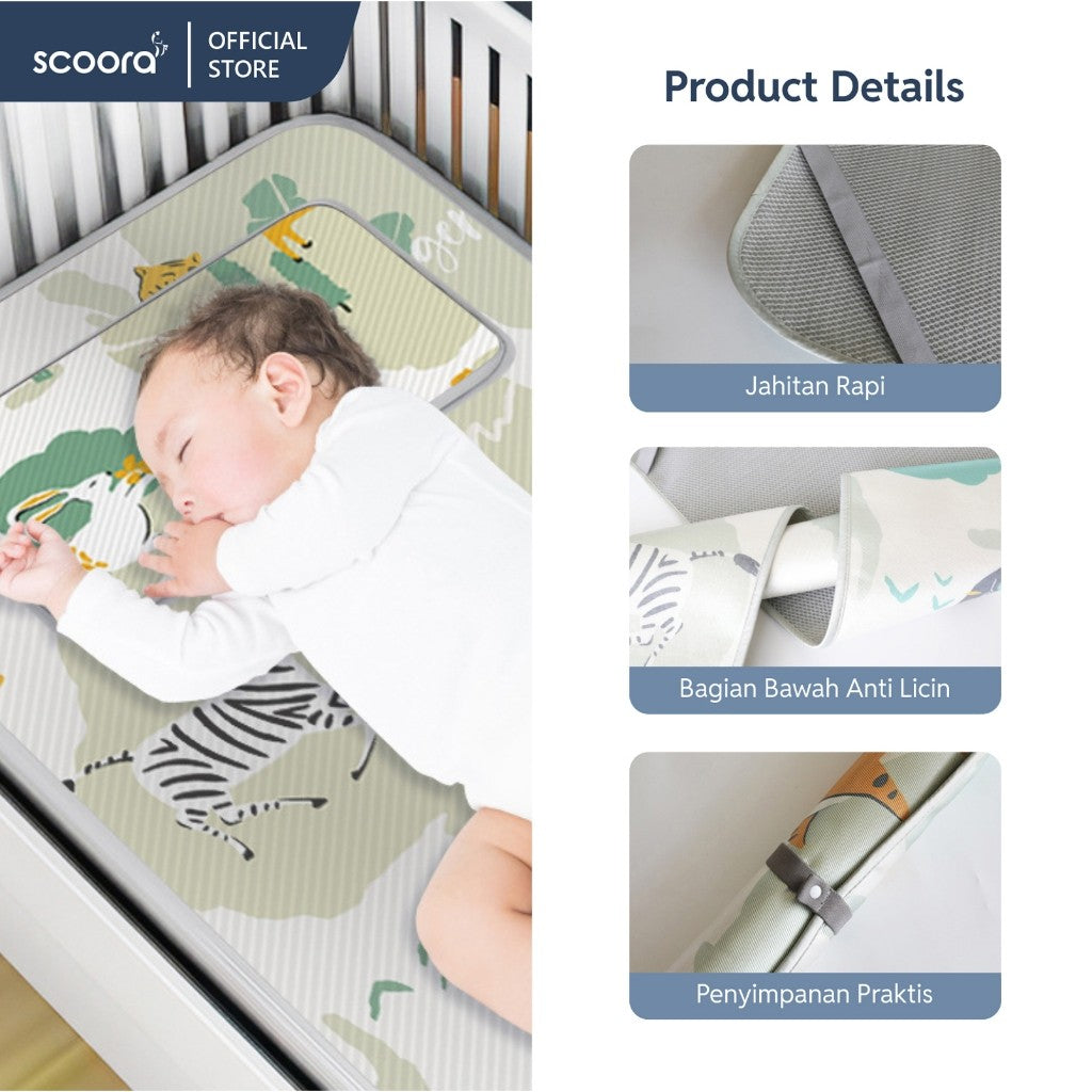SCOORA Silk Mat Alas Tidur Anak Sejuk / Cooling Mat Mattras