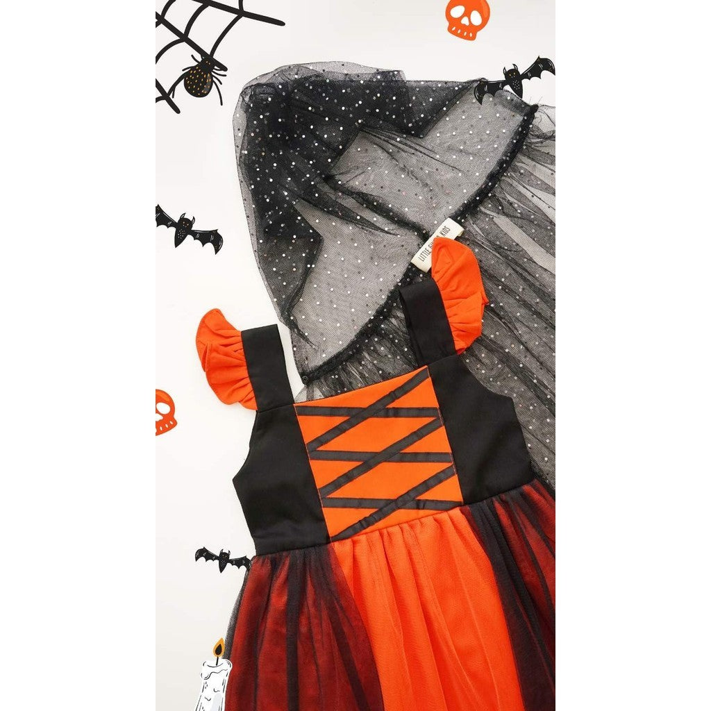 Little Ginger WITCH DRESS / HALLOWEEN DRESS / BAJU PENYIHIR / DRESS HALLOWEEN