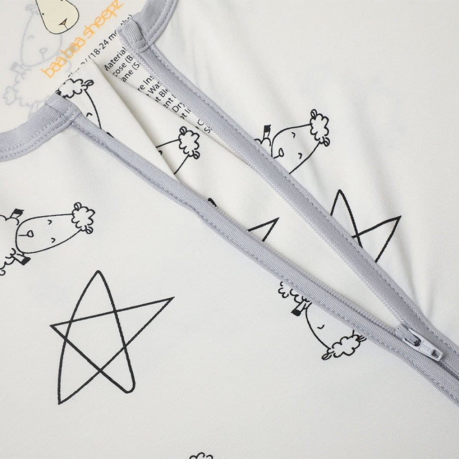 Baabaasheepz Wearable Blanket Zip Sweet Dreams Baa Baa / Bedong Instan | selimut baju bayi newborn bahan bamboo lembut anti bakteri untuk kulit sensitif