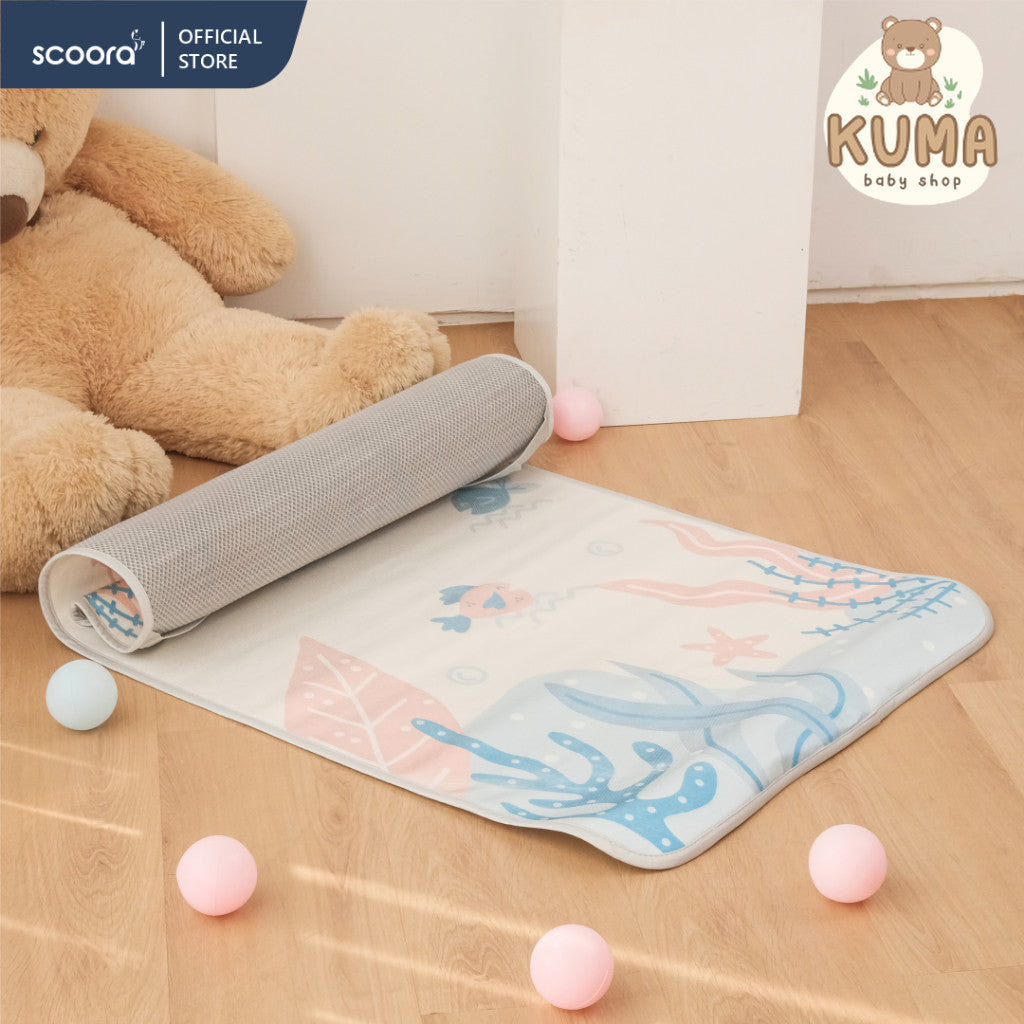 SCOORA Silk Mat Alas Tidur Anak Sejuk / Cooling Mat Mattras