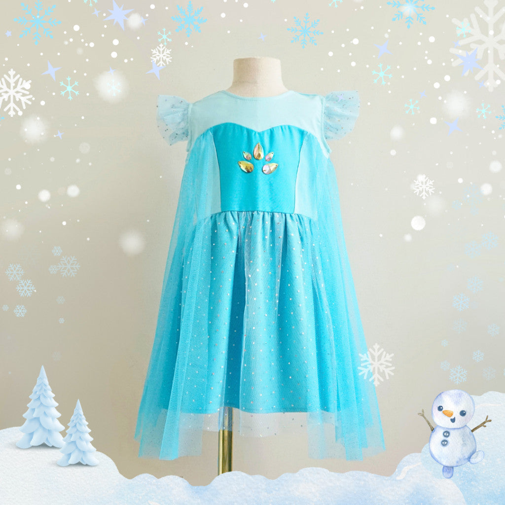 FROZEN ELSA ANNA DRESS / DRESS FROZEN ELSA ANNA / DRESS ANAK / KIDS DRESS FROZEN / ELSA DRESS / ANNA DRESS / FROZEN DRESS ANAK