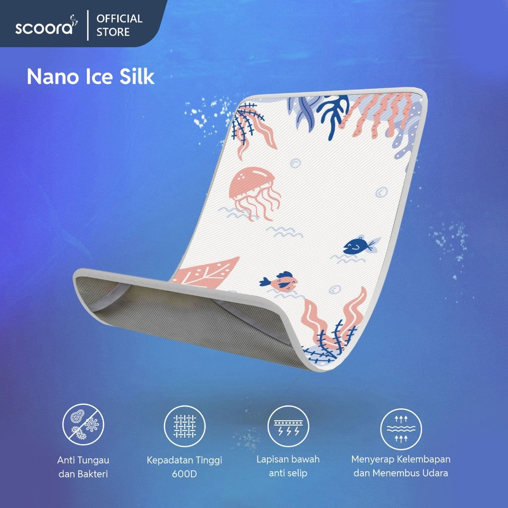 SCOORA Silk Mat Alas Tidur Anak Sejuk / Cooling Mat Mattras