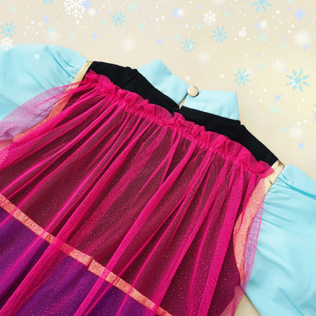 FROZEN ELSA ANNA DRESS / DRESS FROZEN ELSA ANNA / DRESS ANAK / KIDS DRESS FROZEN / ELSA DRESS / ANNA DRESS / FROZEN DRESS ANAK
