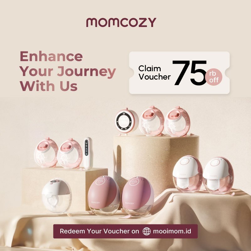 MOMCOZY V1 Pro Wearable Breast Pump | Pompa ASI Elektrik Tanpa Kabel - Hospital Grade