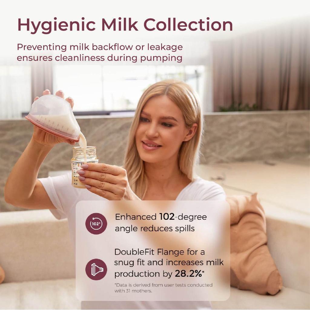 MOMCOZY V1 Pro Wearable Breast Pump | Pompa ASI Elektrik Tanpa Kabel - Hospital Grade