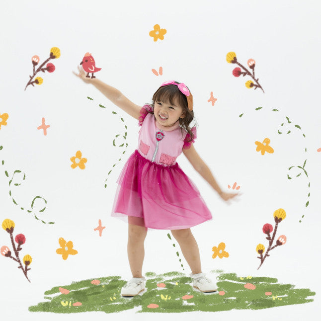 Little Ginger PAW PATROL COSTUME / CHASE SHIRT AND SKYE DRESS / KOSTUM PAW PATROL