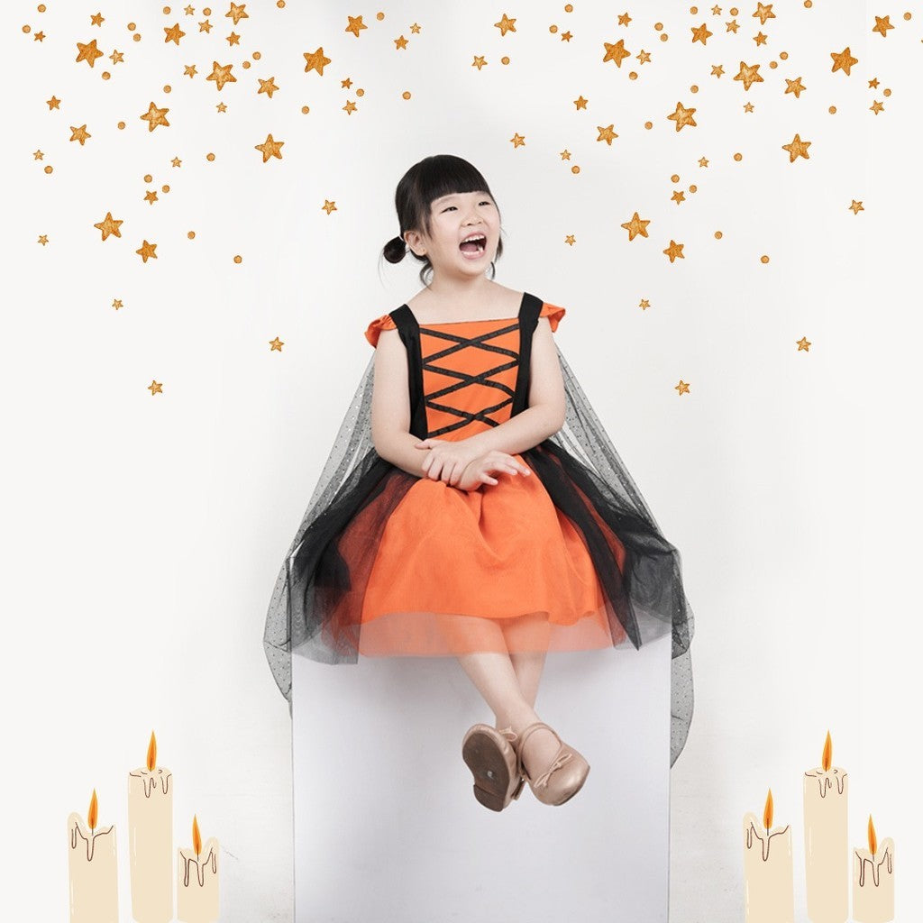 Little Ginger WITCH DRESS / HALLOWEEN DRESS / BAJU PENYIHIR / DRESS HALLOWEEN