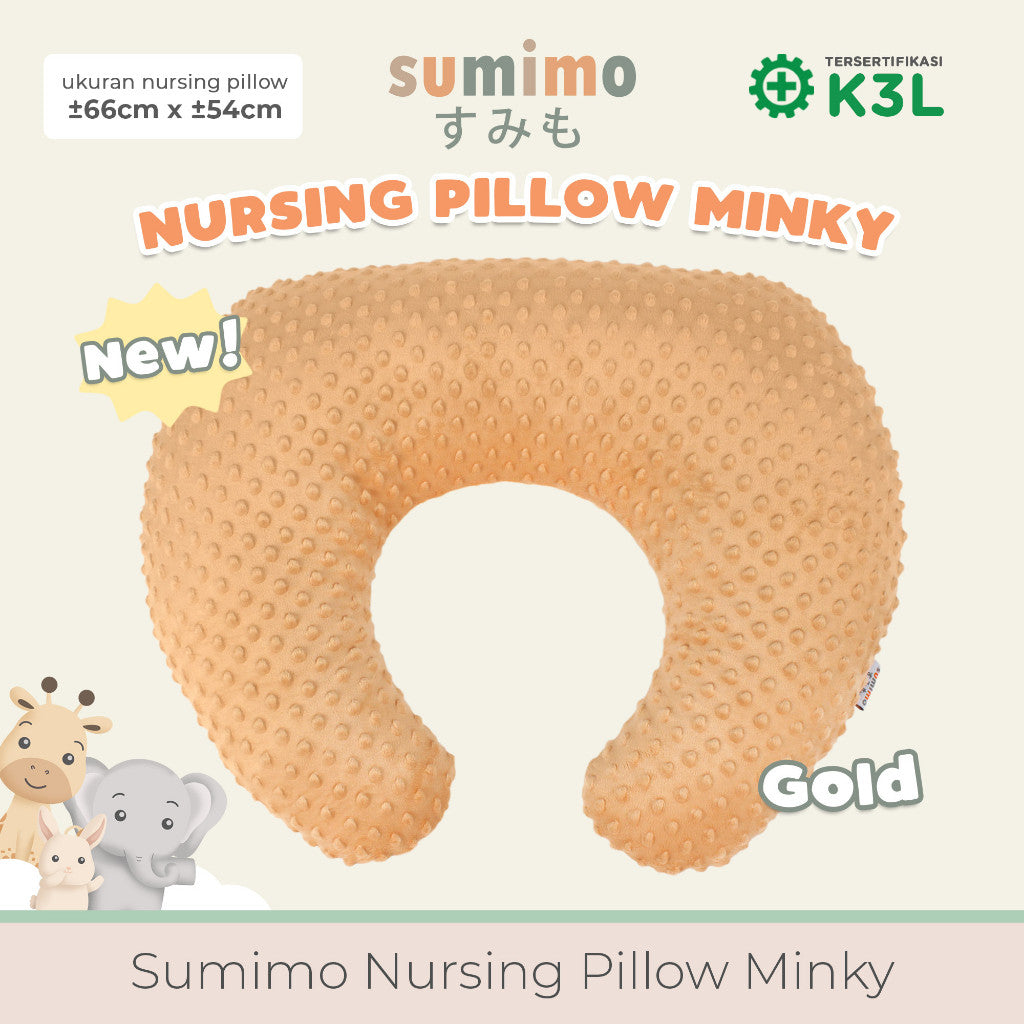 Sumimo - Nursing Pillow Minky / Bantal menyusui / Bansui / Bantal Bayi Karakter / Sofa Bayi