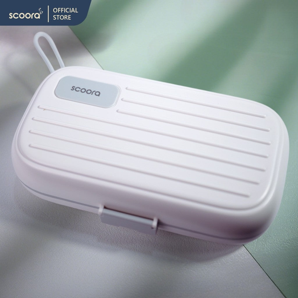 SCOORA FLAX Sikat Botol Bayi Elektrik Portable alat pembersih botol bayi Elektrik portable