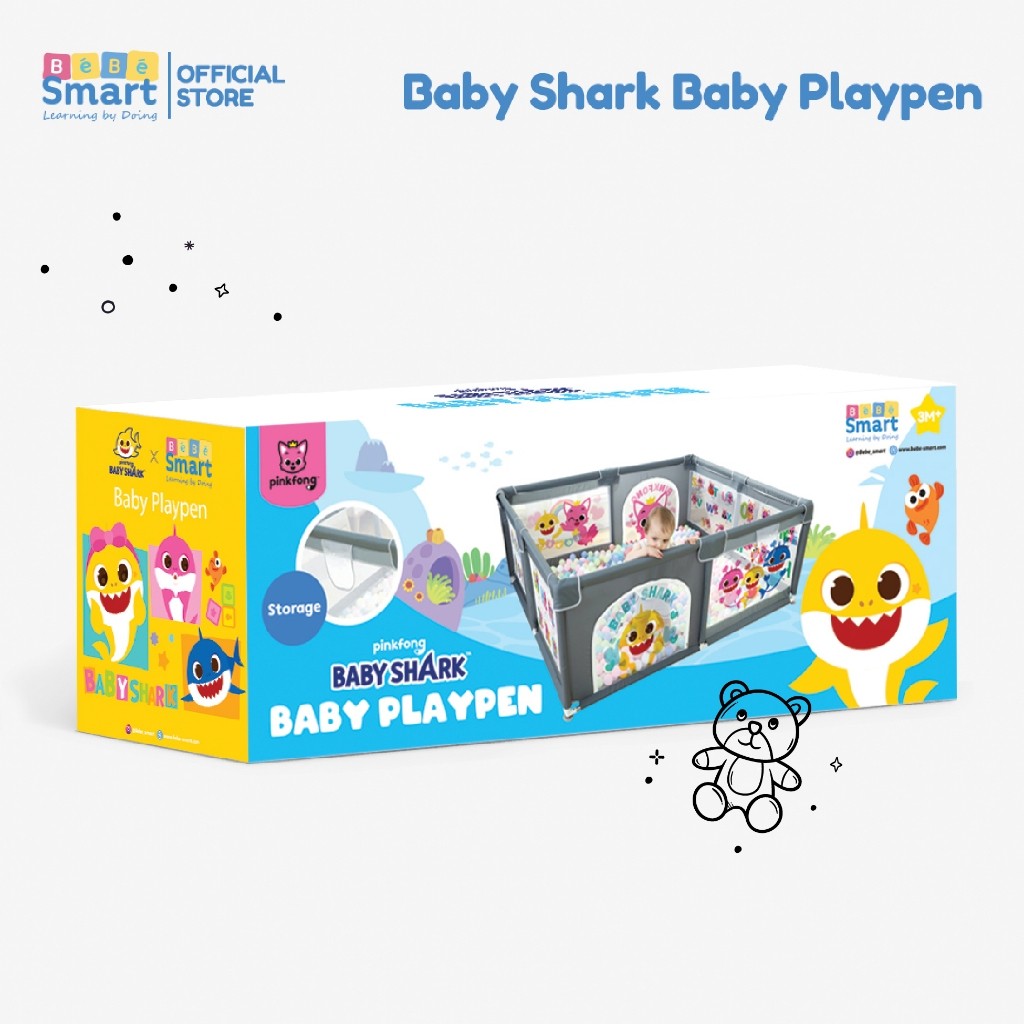 Pagar Mainan Bayi | BEBE SMART Baby Playpen Pagar Bayi Bermain | Pagar Mainan Anak | Playpen Bayi