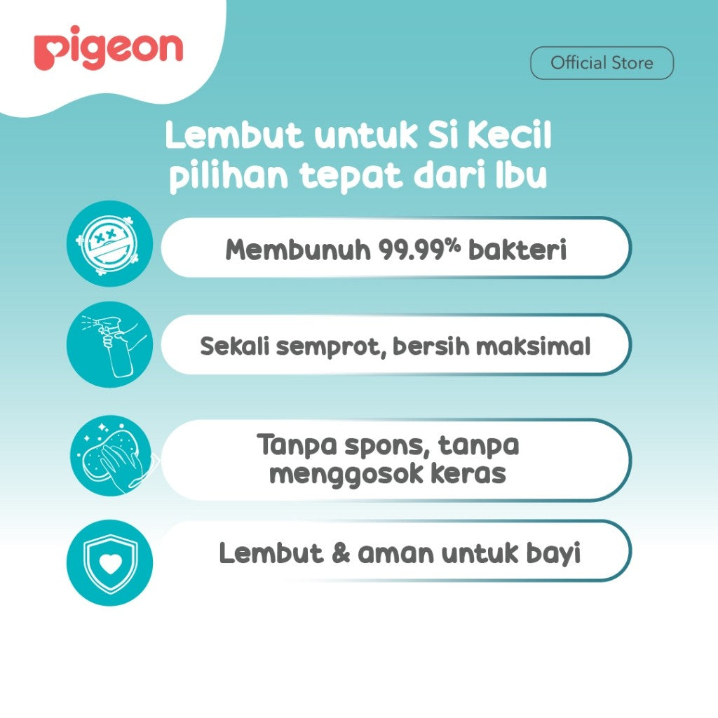 PIGEON Cleansing Foam Spray 280ML Pembersih Noda Pakaian