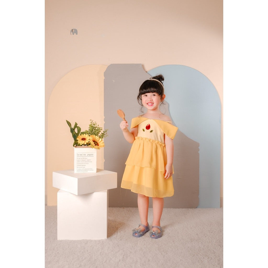 BEAUTY AND THE BEAST DRESS / BELLE KIDS DRESS / DRESS ANAK BELLE / DRESS ANAK BEAUTY AND THE BEAST