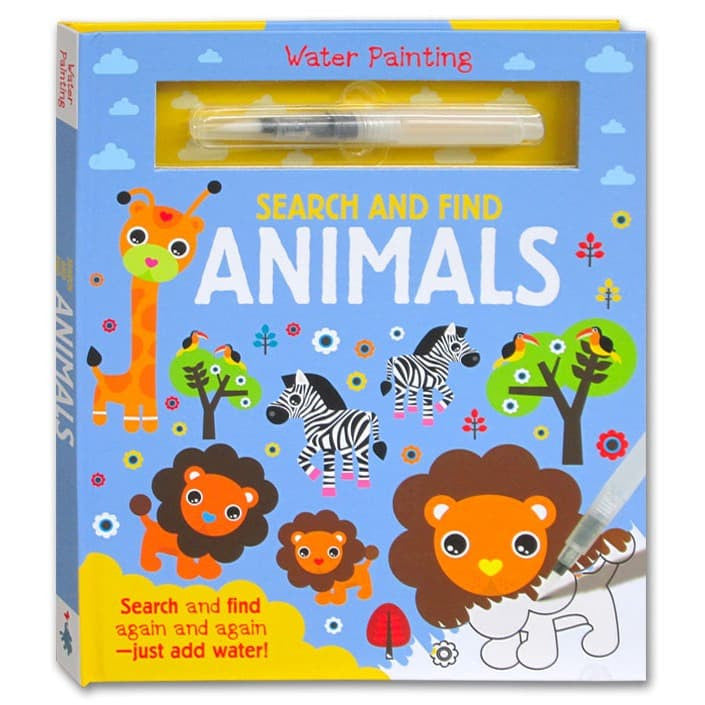 Buku Painting Ajaib pakai kuas + air aja! Reusable (bisa berulang kali) - Magic Water Painting Book