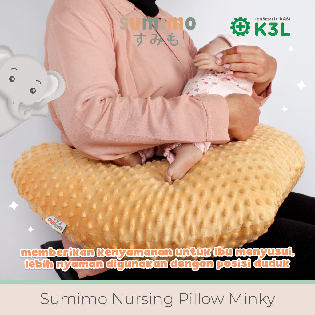 Sumimo - Nursing Pillow Minky / Bantal menyusui / Bansui / Bantal Bayi Karakter / Sofa Bayi