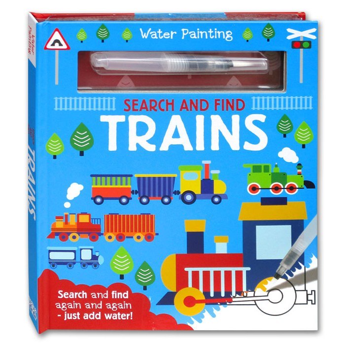 Buku Painting Ajaib pakai kuas + air aja! Reusable (bisa berulang kali) - Magic Water Painting Book